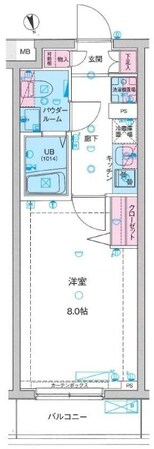 ジェノヴィア亀戸水神スカイガーデンの物件間取画像